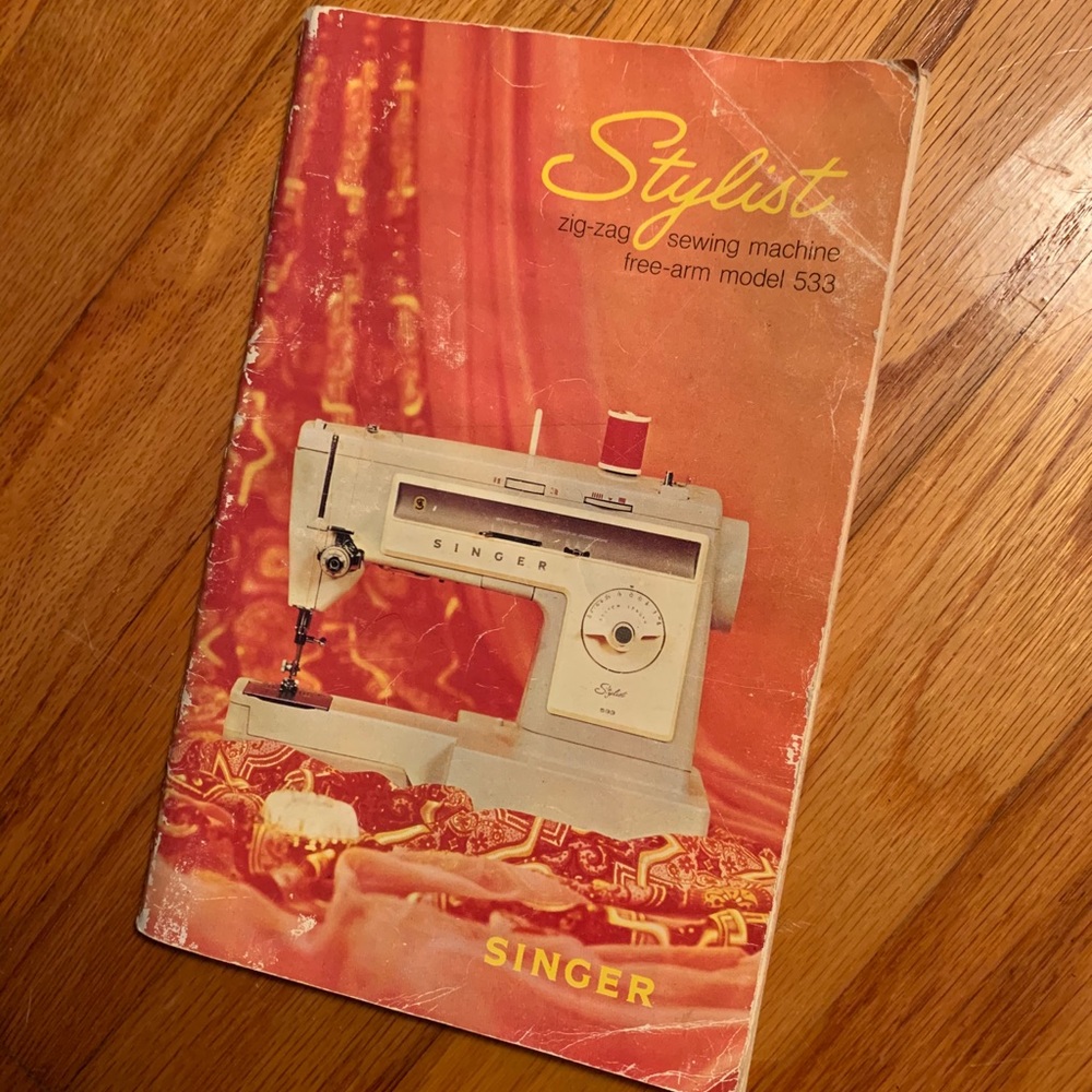 vintage Singer sewing machine manual